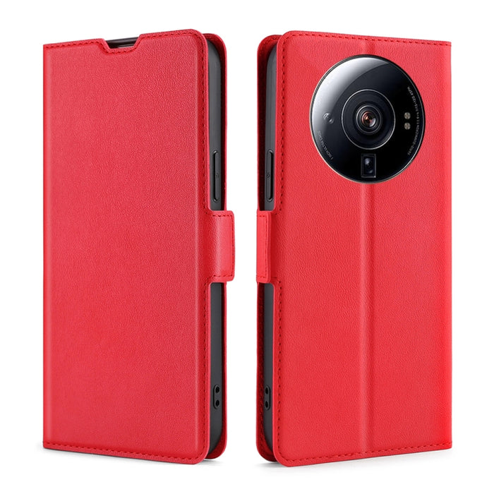 Estuche para teléfono de cuero con tapa horizontal y hebilla lateral de voltaje ultrafino, For Xiaomi 12 Lite, For Xiaomi Redmi Note 11T Pro 5G/Note 11T Pro+ 5G, For Xiaomi Poco M4 5G, For Xiaomi 12S Ultra