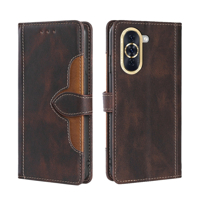 Estuche para teléfono de cuero con hebilla magnética y sensación de piel, For Huawei nova 10, For Huawei nova 10 Pro, For Nokia C100, For Nokia C200, For Samsung Galaxy A73 5G, For Xiaomi 12S Ultra, For Xiaomi Poco C40