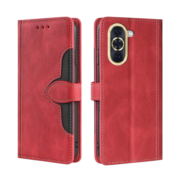 Estuche para teléfono de cuero con hebilla magnética y sensación de piel, For Huawei nova 10, For Huawei nova 10 Pro, For Nokia C100, For Nokia C200, For Samsung Galaxy A73 5G, For Xiaomi 12S Ultra, For Xiaomi Poco C40