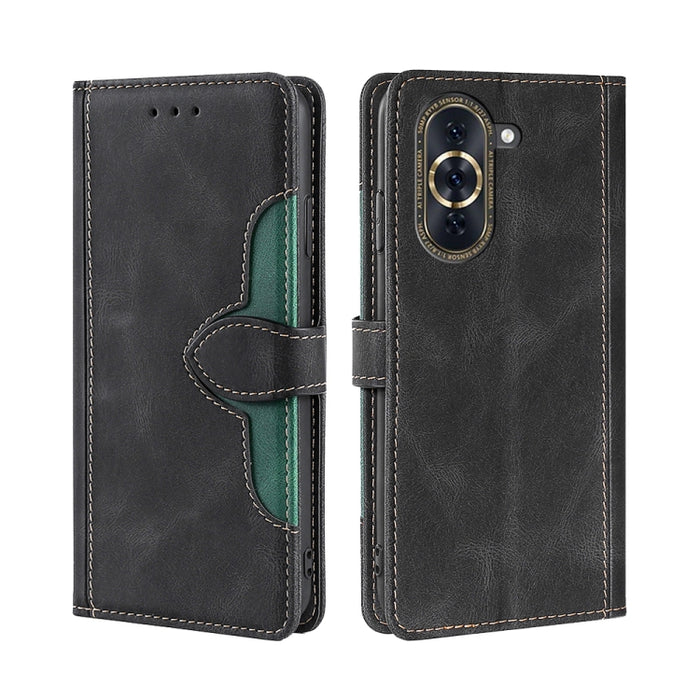 Estuche para teléfono de cuero con hebilla magnética y sensación de piel, For Huawei nova 10, For Huawei nova 10 Pro, For Nokia C100, For Nokia C200, For Samsung Galaxy A73 5G, For Xiaomi 12S Ultra, For Xiaomi Poco C40