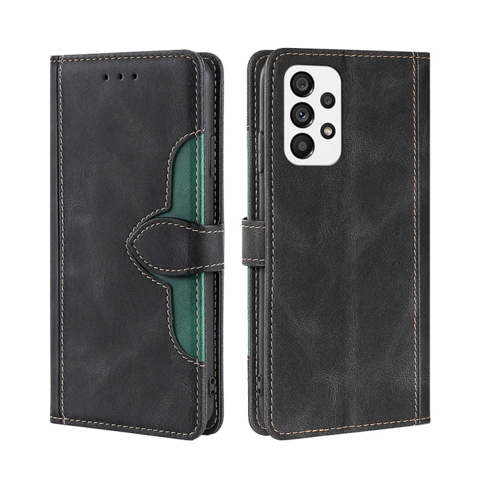 Estuche para teléfono de cuero con hebilla magnética y sensación de piel, For Huawei nova 10, For Huawei nova 10 Pro, For Nokia C100, For Nokia C200, For Samsung Galaxy A73 5G, For Xiaomi 12S Ultra, For Xiaomi Poco C40