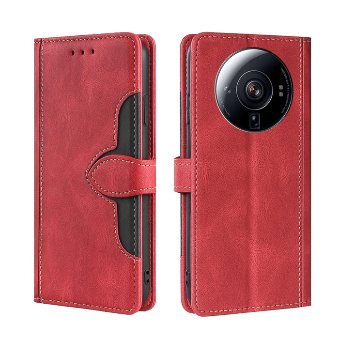 Estuche para teléfono de cuero con hebilla magnética y sensación de piel, For Huawei nova 10, For Huawei nova 10 Pro, For Nokia C100, For Nokia C200, For Samsung Galaxy A73 5G, For Xiaomi 12S Ultra, For Xiaomi Poco C40