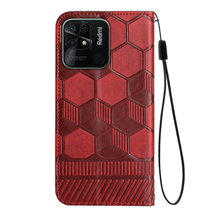 Funda de teléfono con tapa de cuero magnético con textura de fútbol, For Xiaomi Redmi 10C / 10 India, For Xiaomi Redmi 10A, For Xiaomi Redmi Note 11 Global 2022 / Note 11S 4G, For Xiaomi Redmi Note 11 Pro 5G / 4G Global 2022 / Note 11 Pro+ India       ...