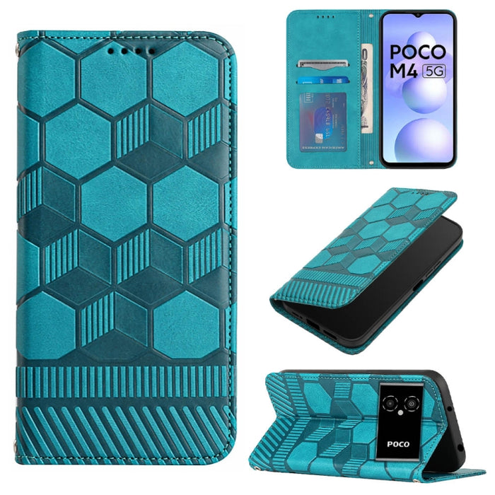 Funda de teléfono con tapa de cuero magnético con textura de fútbol, For Xiaomi Redmi 10C / 10 India, For Xiaomi Redmi 10A, For Xiaomi Redmi Note 11 Global 2022 / Note 11S 4G, For Xiaomi Redmi Note 11 Pro 5G / 4G Global 2022 / Note 11 Pro+ India       ...