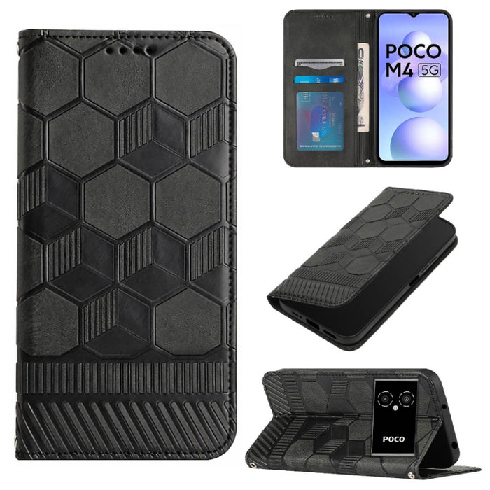 Funda de teléfono con tapa de cuero magnético con textura de fútbol, For Xiaomi Redmi 10C / 10 India, For Xiaomi Redmi 10A, For Xiaomi Redmi Note 11 Global 2022 / Note 11S 4G, For Xiaomi Redmi Note 11 Pro 5G / 4G Global 2022 / Note 11 Pro+ India       ...