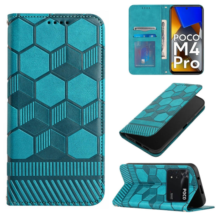 Funda de teléfono con tapa de cuero magnético con textura de fútbol, For Xiaomi Redmi 10C / 10 India, For Xiaomi Redmi 10A, For Xiaomi Redmi Note 11 Global 2022 / Note 11S 4G, For Xiaomi Redmi Note 11 Pro 5G / 4G Global 2022 / Note 11 Pro+ India       ...