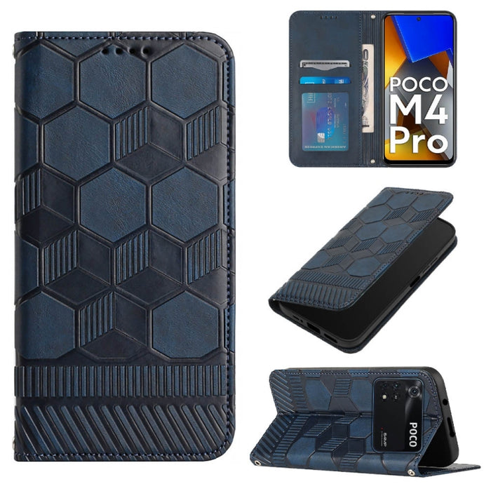 Funda de teléfono con tapa de cuero magnético con textura de fútbol, For Xiaomi Redmi 10C / 10 India, For Xiaomi Redmi 10A, For Xiaomi Redmi Note 11 Global 2022 / Note 11S 4G, For Xiaomi Redmi Note 11 Pro 5G / 4G Global 2022 / Note 11 Pro+ India       ...