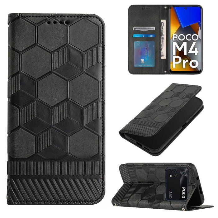 Funda de teléfono con tapa de cuero magnético con textura de fútbol, For Xiaomi Redmi 10C / 10 India, For Xiaomi Redmi 10A, For Xiaomi Redmi Note 11 Global 2022 / Note 11S 4G, For Xiaomi Redmi Note 11 Pro 5G / 4G Global 2022 / Note 11 Pro+ India       ...