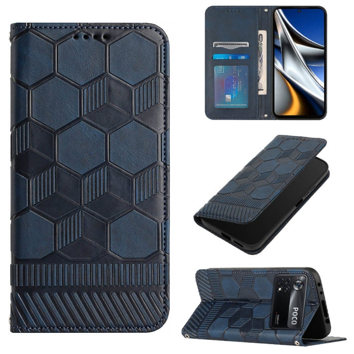 Funda de teléfono con tapa de cuero magnético con textura de fútbol, For Xiaomi Redmi 10C / 10 India, For Xiaomi Redmi 10A, For Xiaomi Redmi Note 11 Global 2022 / Note 11S 4G, For Xiaomi Redmi Note 11 Pro 5G / 4G Global 2022 / Note 11 Pro+ India       ...
