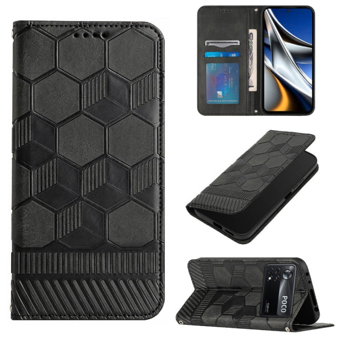 Funda de teléfono con tapa de cuero magnético con textura de fútbol, For Xiaomi Redmi 10C / 10 India, For Xiaomi Redmi 10A, For Xiaomi Redmi Note 11 Global 2022 / Note 11S 4G, For Xiaomi Redmi Note 11 Pro 5G / 4G Global 2022 / Note 11 Pro+ India       ...