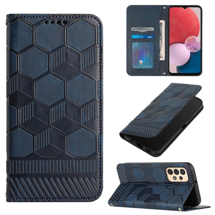 Funda de teléfono con tapa de cuero magnético con textura de fútbol, For Samsung Galaxy A53 5G, For Samsung Galaxy A73 5G, For Samsung Galaxy S20 FE 2022 / S20 FE 5G&4G / S20 Lite / S20 Fan Edition, For Samsung Galaxy S21 5G, For Samsung Galaxy S21+ 5G...