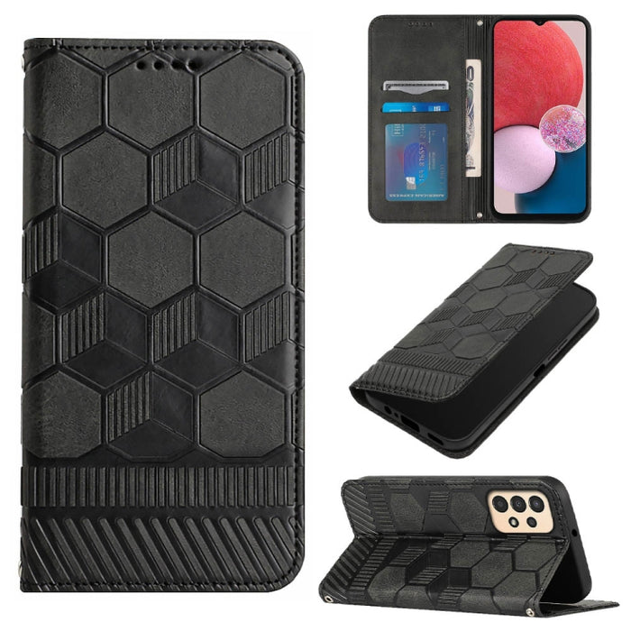 Funda de teléfono con tapa de cuero magnético con textura de fútbol, For Samsung Galaxy A53 5G, For Samsung Galaxy A73 5G, For Samsung Galaxy S20 FE 2022 / S20 FE 5G&4G / S20 Lite / S20 Fan Edition, For Samsung Galaxy S21 5G, For Samsung Galaxy S21+ 5G...