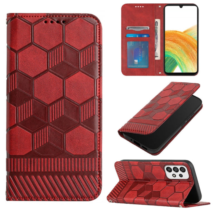 Funda de teléfono con tapa de cuero magnético con textura de fútbol, For Xiaomi Redmi 10C / 10 India, For Xiaomi Redmi 10A, For Xiaomi Redmi Note 11 Global 2022 / Note 11S 4G, For Xiaomi Redmi Note 11 Pro 5G / 4G Global 2022 / Note 11 Pro+ India       ...