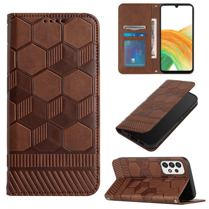 Funda de teléfono con tapa de cuero magnético con textura de fútbol, For Xiaomi Redmi 10C / 10 India, For Xiaomi Redmi 10A, For Xiaomi Redmi Note 11 Global 2022 / Note 11S 4G, For Xiaomi Redmi Note 11 Pro 5G / 4G Global 2022 / Note 11 Pro+ India       ...