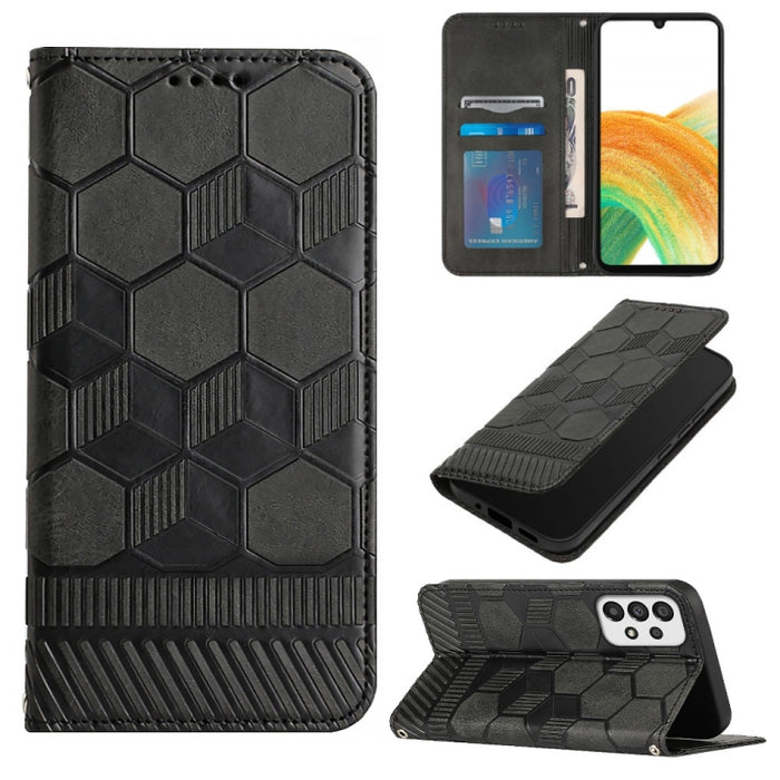 Funda de teléfono con tapa de cuero magnético con textura de fútbol, For Xiaomi Redmi 10C / 10 India, For Xiaomi Redmi 10A, For Xiaomi Redmi Note 11 Global 2022 / Note 11S 4G, For Xiaomi Redmi Note 11 Pro 5G / 4G Global 2022 / Note 11 Pro+ India       ...