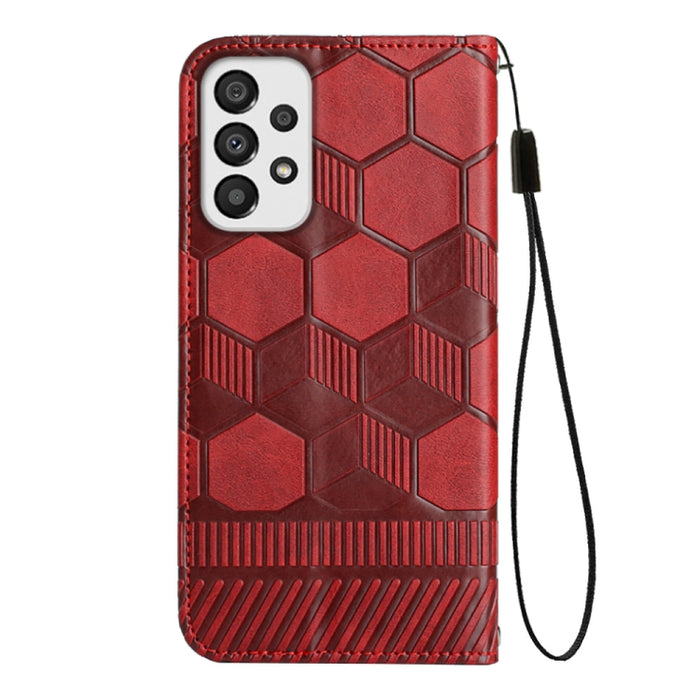 Funda de teléfono con tapa de cuero magnético con textura de fútbol, For Samsung Galaxy A53 5G, For Samsung Galaxy A73 5G, For Samsung Galaxy S20 FE 2022 / S20 FE 5G&4G / S20 Lite / S20 Fan Edition, For Samsung Galaxy S21 5G, For Samsung Galaxy S21+ 5G...
