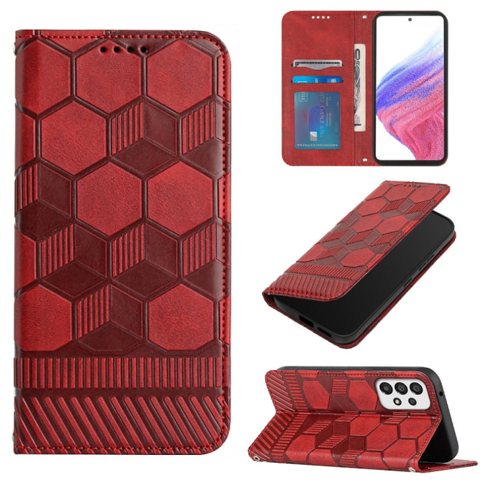 Funda de teléfono con tapa de cuero magnético con textura de fútbol, For Samsung Galaxy A53 5G, For Samsung Galaxy A73 5G, For Samsung Galaxy S20 FE 2022 / S20 FE 5G&4G / S20 Lite / S20 Fan Edition, For Samsung Galaxy S21 5G, For Samsung Galaxy S21+ 5G...