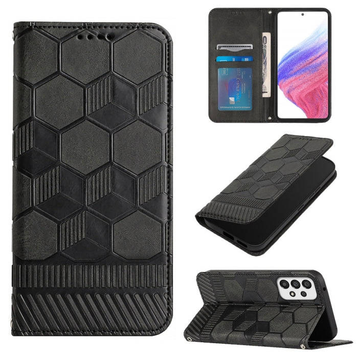 Funda de teléfono con tapa de cuero magnético con textura de fútbol, For Samsung Galaxy A53 5G, For Samsung Galaxy A73 5G, For Samsung Galaxy S20 FE 2022 / S20 FE 5G&4G / S20 Lite / S20 Fan Edition, For Samsung Galaxy S21 5G, For Samsung Galaxy S21+ 5G...