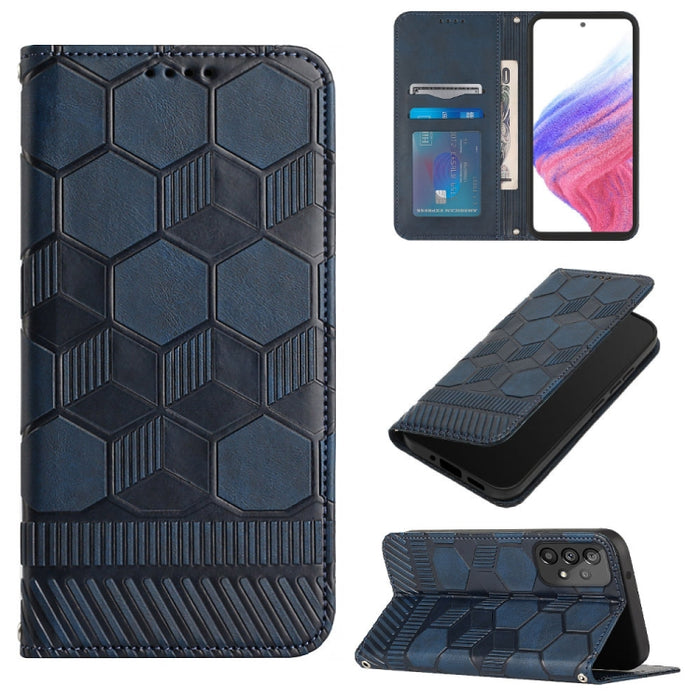 Funda de teléfono con tapa de cuero magnético con textura de fútbol, For Samsung Galaxy A53 5G, For Samsung Galaxy A73 5G, For Samsung Galaxy S20 FE 2022 / S20 FE 5G&4G / S20 Lite / S20 Fan Edition, For Samsung Galaxy S21 5G, For Samsung Galaxy S21+ 5G...