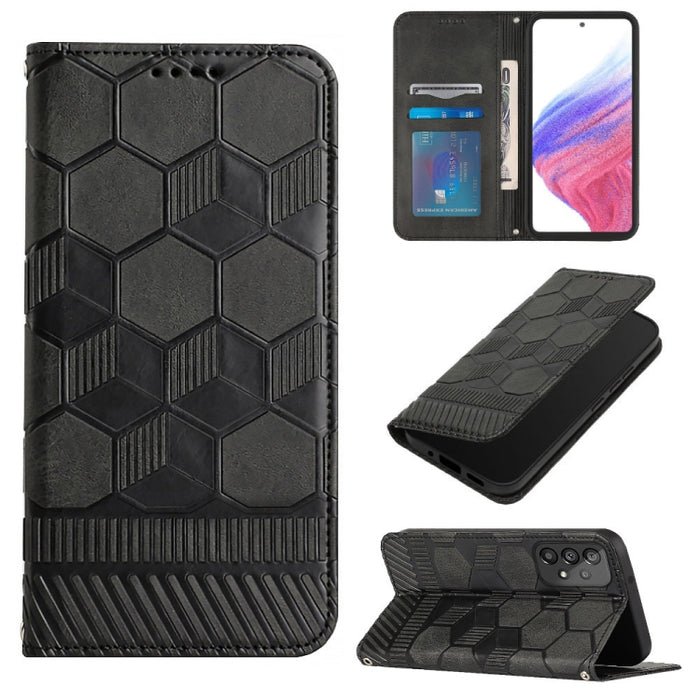 Funda de teléfono con tapa de cuero magnético con textura de fútbol, For Samsung Galaxy A53 5G, For Samsung Galaxy A73 5G, For Samsung Galaxy S20 FE 2022 / S20 FE 5G&4G / S20 Lite / S20 Fan Edition, For Samsung Galaxy S21 5G, For Samsung Galaxy S21+ 5G...