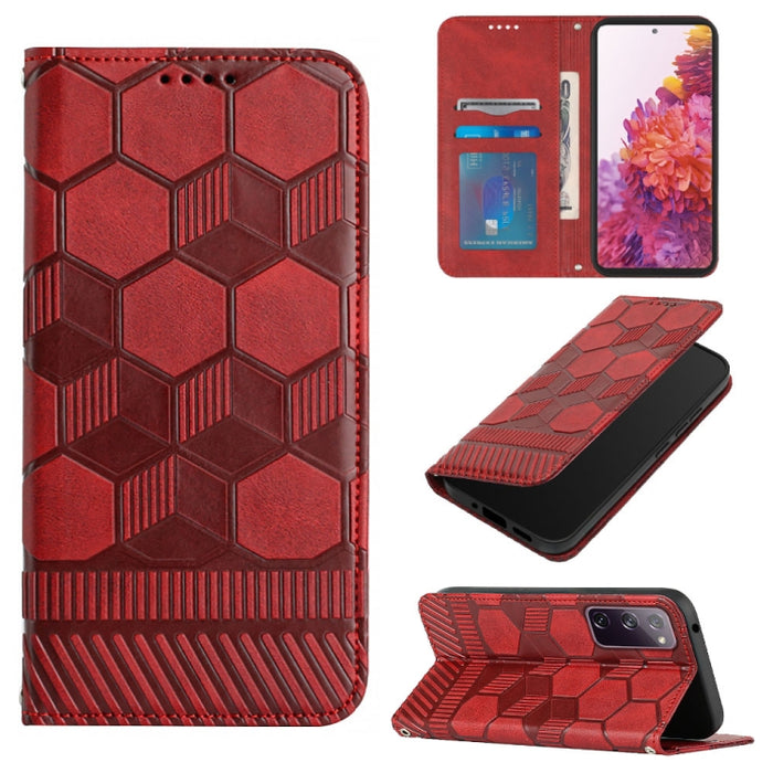 Funda de teléfono con tapa de cuero magnético con textura de fútbol, For Samsung Galaxy A53 5G, For Samsung Galaxy A73 5G, For Samsung Galaxy S20 FE 2022 / S20 FE 5G&4G / S20 Lite / S20 Fan Edition, For Samsung Galaxy S21 5G, For Samsung Galaxy S21+ 5G...