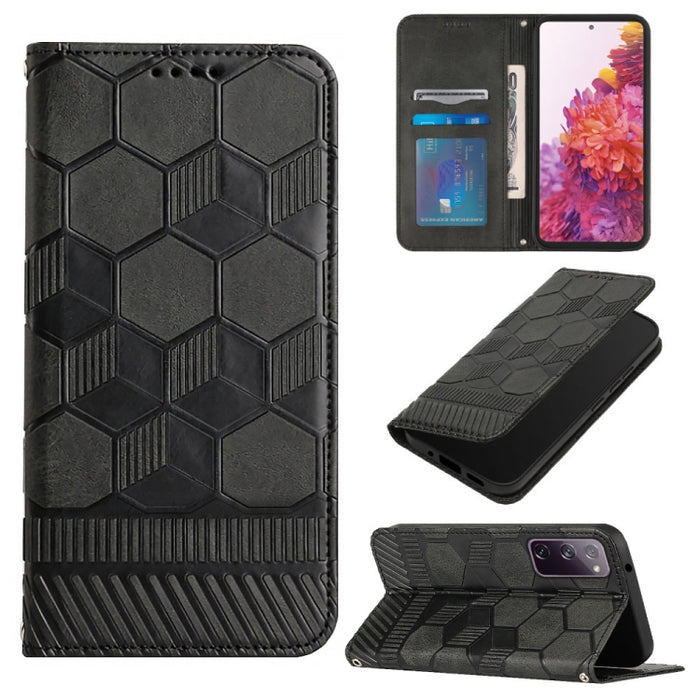 Funda de teléfono con tapa de cuero magnético con textura de fútbol, For Samsung Galaxy A53 5G, For Samsung Galaxy A73 5G, For Samsung Galaxy S20 FE 2022 / S20 FE 5G&4G / S20 Lite / S20 Fan Edition, For Samsung Galaxy S21 5G, For Samsung Galaxy S21+ 5G...