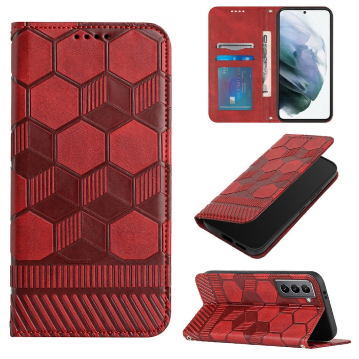 Funda de teléfono con tapa de cuero magnético con textura de fútbol, For Samsung Galaxy A53 5G, For Samsung Galaxy A73 5G, For Samsung Galaxy S20 FE 2022 / S20 FE 5G&4G / S20 Lite / S20 Fan Edition, For Samsung Galaxy S21 5G, For Samsung Galaxy S21+ 5G...