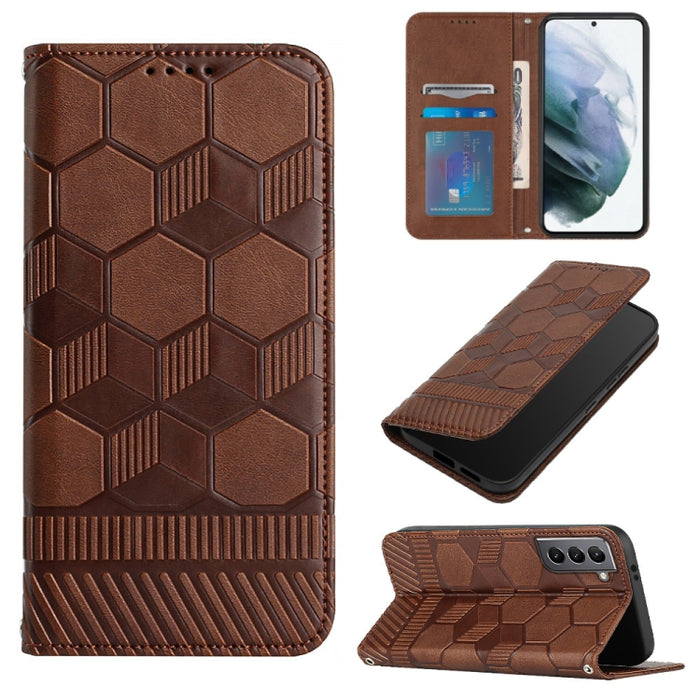 Funda de teléfono con tapa de cuero magnético con textura de fútbol, For Samsung Galaxy A53 5G, For Samsung Galaxy A73 5G, For Samsung Galaxy S20 FE 2022 / S20 FE 5G&4G / S20 Lite / S20 Fan Edition, For Samsung Galaxy S21 5G, For Samsung Galaxy S21+ 5G...