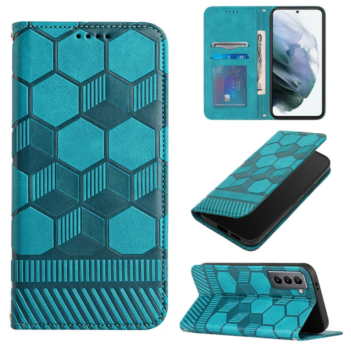 Funda de teléfono con tapa de cuero magnético con textura de fútbol, For Samsung Galaxy A53 5G, For Samsung Galaxy A73 5G, For Samsung Galaxy S20 FE 2022 / S20 FE 5G&4G / S20 Lite / S20 Fan Edition, For Samsung Galaxy S21 5G, For Samsung Galaxy S21+ 5G...