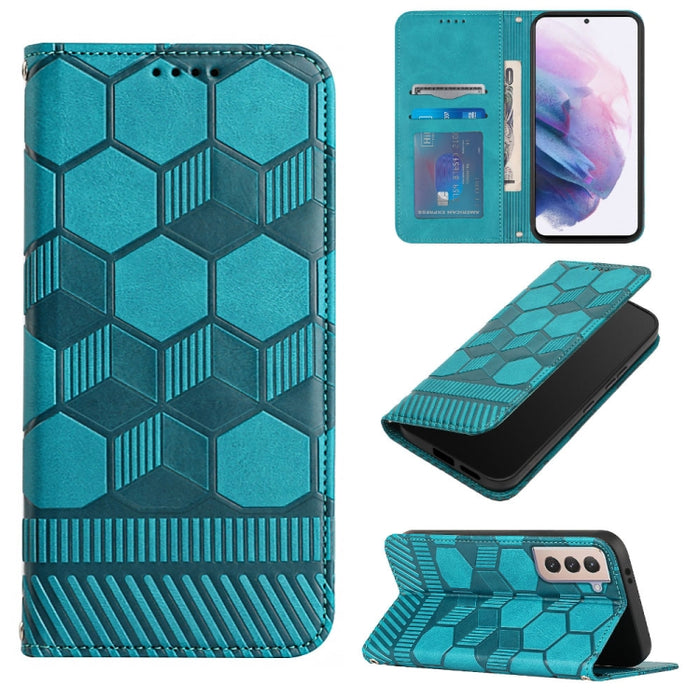 Funda de teléfono con tapa de cuero magnético con textura de fútbol, For Samsung Galaxy A53 5G, For Samsung Galaxy A73 5G, For Samsung Galaxy S20 FE 2022 / S20 FE 5G&4G / S20 Lite / S20 Fan Edition, For Samsung Galaxy S21 5G, For Samsung Galaxy S21+ 5G...