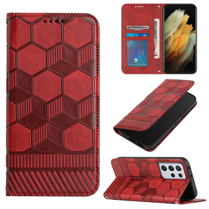 Funda de teléfono con tapa de cuero magnético con textura de fútbol, For Samsung Galaxy A53 5G, For Samsung Galaxy A73 5G, For Samsung Galaxy S20 FE 2022 / S20 FE 5G&4G / S20 Lite / S20 Fan Edition, For Samsung Galaxy S21 5G, For Samsung Galaxy S21+ 5G...