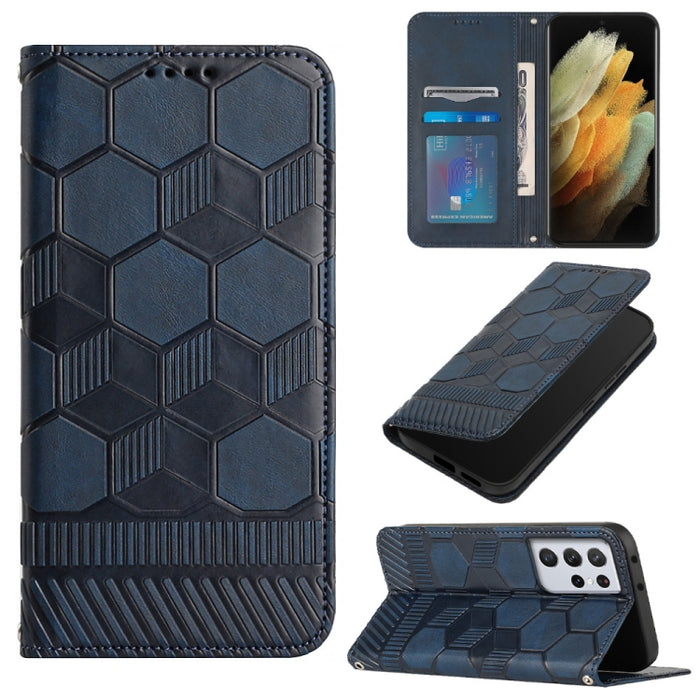 Funda de teléfono con tapa de cuero magnético con textura de fútbol, For Samsung Galaxy A53 5G, For Samsung Galaxy A73 5G, For Samsung Galaxy S20 FE 2022 / S20 FE 5G&4G / S20 Lite / S20 Fan Edition, For Samsung Galaxy S21 5G, For Samsung Galaxy S21+ 5G...
