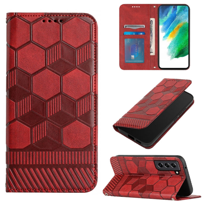 Funda de teléfono con tapa de cuero magnético con textura de fútbol, For Samsung Galaxy A53 5G, For Samsung Galaxy A73 5G, For Samsung Galaxy S20 FE 2022 / S20 FE 5G&4G / S20 Lite / S20 Fan Edition, For Samsung Galaxy S21 5G, For Samsung Galaxy S21+ 5G...