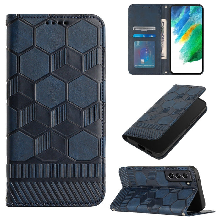 Funda de teléfono con tapa de cuero magnético con textura de fútbol, For Samsung Galaxy A53 5G, For Samsung Galaxy A73 5G, For Samsung Galaxy S20 FE 2022 / S20 FE 5G&4G / S20 Lite / S20 Fan Edition, For Samsung Galaxy S21 5G, For Samsung Galaxy S21+ 5G...