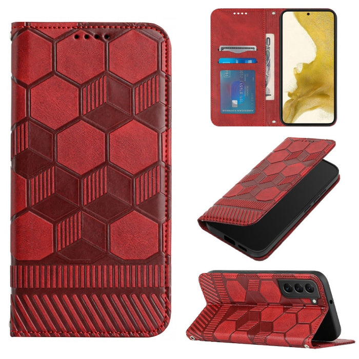 Funda de teléfono con tapa de cuero magnético con textura de fútbol, For Samsung Galaxy A53 5G, For Samsung Galaxy A73 5G, For Samsung Galaxy S20 FE 2022 / S20 FE 5G&4G / S20 Lite / S20 Fan Edition, For Samsung Galaxy S21 5G, For Samsung Galaxy S21+ 5G...