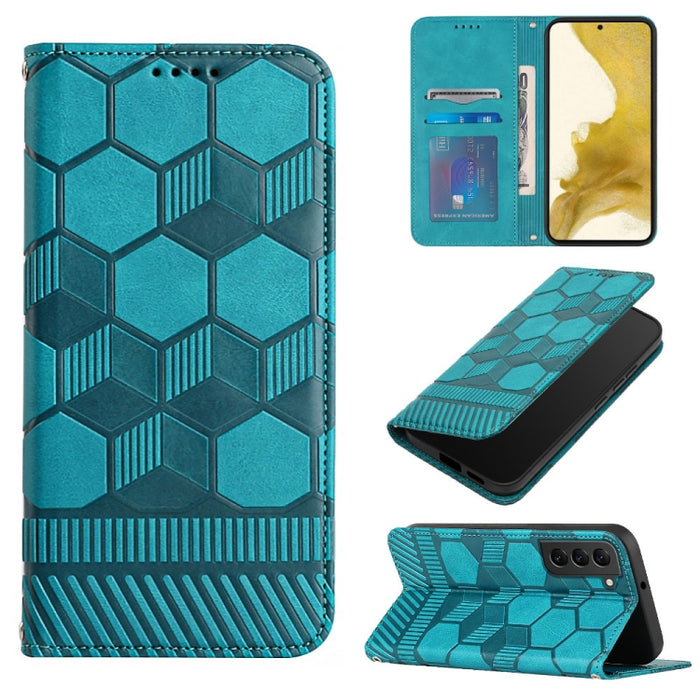 Funda de teléfono con tapa de cuero magnético con textura de fútbol, For Samsung Galaxy A53 5G, For Samsung Galaxy A73 5G, For Samsung Galaxy S20 FE 2022 / S20 FE 5G&4G / S20 Lite / S20 Fan Edition, For Samsung Galaxy S21 5G, For Samsung Galaxy S21+ 5G...