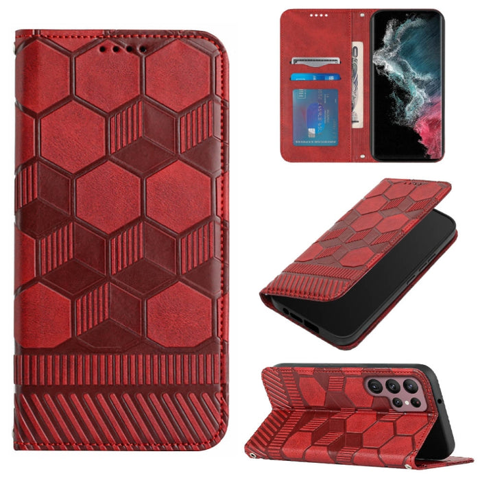 Funda de teléfono con tapa de cuero magnético con textura de fútbol, For Samsung Galaxy A53 5G, For Samsung Galaxy A73 5G, For Samsung Galaxy S20 FE 2022 / S20 FE 5G&4G / S20 Lite / S20 Fan Edition, For Samsung Galaxy S21 5G, For Samsung Galaxy S21+ 5G...