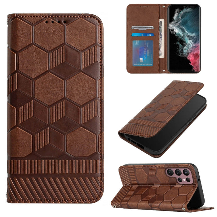 Funda de teléfono con tapa de cuero magnético con textura de fútbol, For Samsung Galaxy A53 5G, For Samsung Galaxy A73 5G, For Samsung Galaxy S20 FE 2022 / S20 FE 5G&4G / S20 Lite / S20 Fan Edition, For Samsung Galaxy S21 5G, For Samsung Galaxy S21+ 5G...