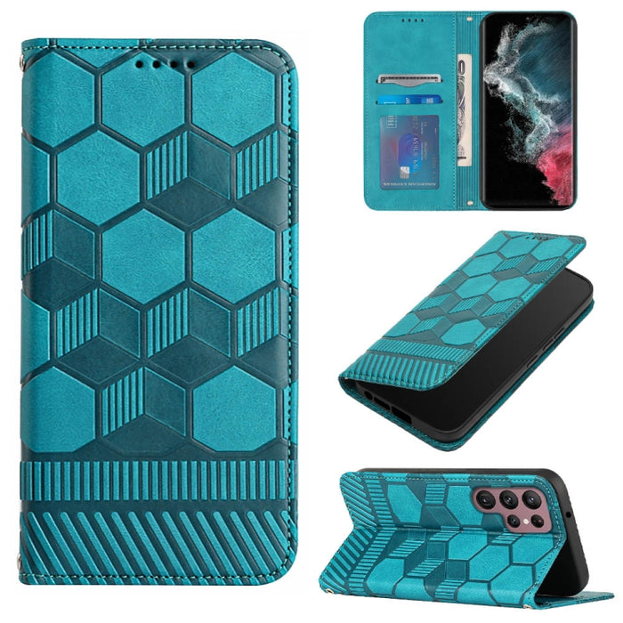 Funda de teléfono con tapa de cuero magnético con textura de fútbol, For Samsung Galaxy A53 5G, For Samsung Galaxy A73 5G, For Samsung Galaxy S20 FE 2022 / S20 FE 5G&4G / S20 Lite / S20 Fan Edition, For Samsung Galaxy S21 5G, For Samsung Galaxy S21+ 5G...