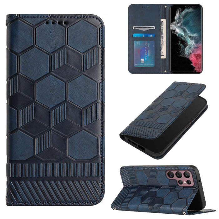 Funda de teléfono con tapa de cuero magnético con textura de fútbol, For Samsung Galaxy A53 5G, For Samsung Galaxy A73 5G, For Samsung Galaxy S20 FE 2022 / S20 FE 5G&4G / S20 Lite / S20 Fan Edition, For Samsung Galaxy S21 5G, For Samsung Galaxy S21+ 5G...