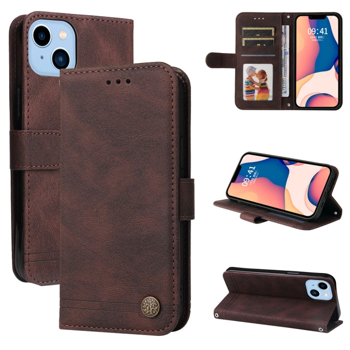Estuche de cuero Skin Feel Life Tree