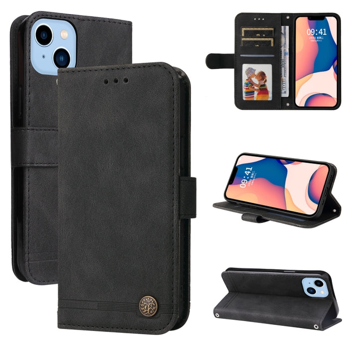 Estuche de cuero Skin Feel Life Tree