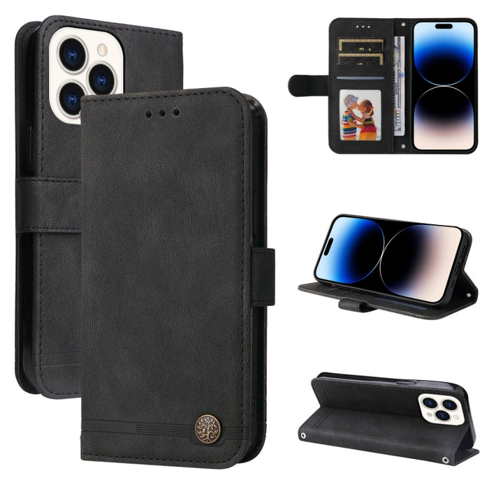 Estuche de cuero Skin Feel Life Tree