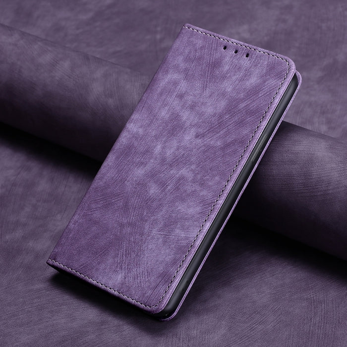 Estuche para teléfono de cuero magnético con cepillo antirrobo RFID, For OPPO A36 4G/A76 4G Global, For OPPO Find X2, For OPPO Find X5, For OPPO K10 Pro 5G, For OPPO Reno6 Pro, For OPPO Reno8 5G, For OPPO Reno8 Pro+ 5G, For Realme 9 Pro/V25/Q5 5G      ...