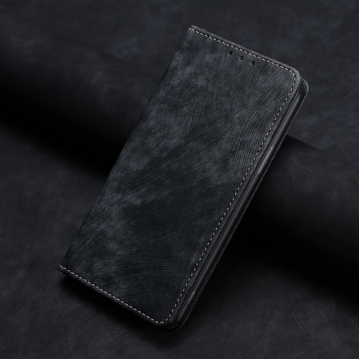 Estuche para teléfono de cuero magnético con cepillo antirrobo RFID, For OPPO A36 4G/A76 4G Global, For OPPO Find X2, For OPPO Find X5, For OPPO K10 Pro 5G, For OPPO Reno6 Pro, For OPPO Reno8 5G, For OPPO Reno8 Pro+ 5G, For Realme 9 Pro/V25/Q5 5G      ...