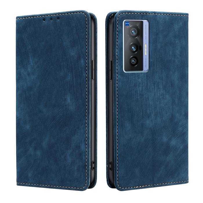 Estuche para teléfono de cuero magnético con cepillo antirrobo RFID, For OPPO A36 4G/A76 4G Global, For OPPO Find X2, For OPPO Find X5, For OPPO K10 Pro 5G, For OPPO Reno6 Pro, For OPPO Reno8 5G, For OPPO Reno8 Pro+ 5G, For Realme 9 Pro/V25/Q5 5G      ...