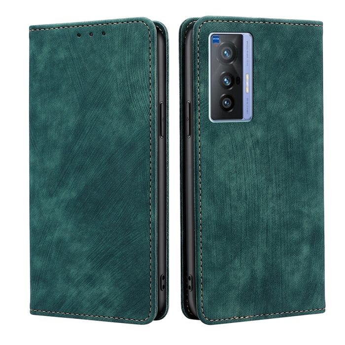 Estuche para teléfono de cuero magnético con cepillo antirrobo RFID, For OPPO A36 4G/A76 4G Global, For OPPO Find X2, For OPPO Find X5, For OPPO K10 Pro 5G, For OPPO Reno6 Pro, For OPPO Reno8 5G, For OPPO Reno8 Pro+ 5G, For Realme 9 Pro/V25/Q5 5G      ...