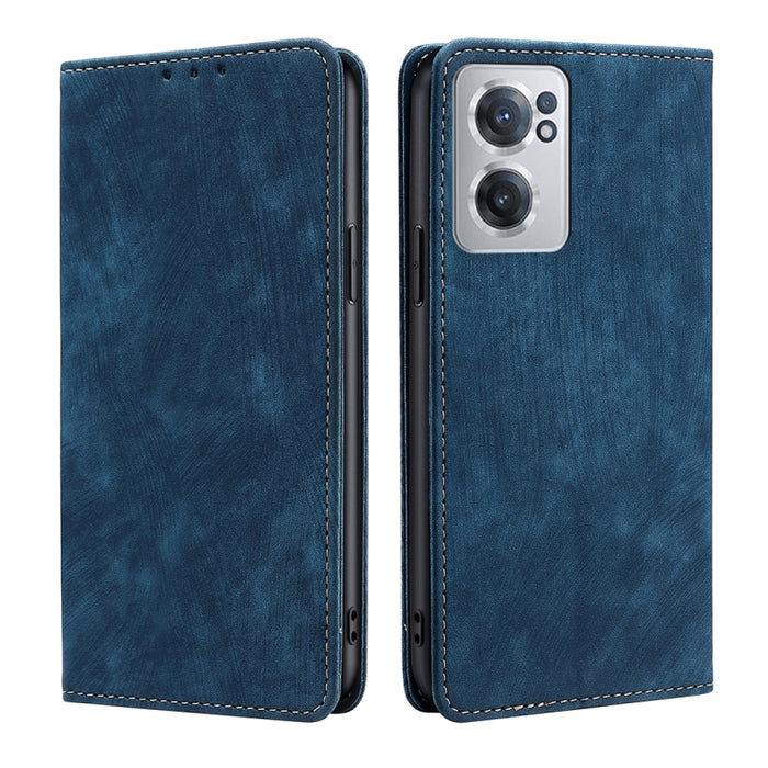 Estuche para teléfono de cuero magnético con cepillo antirrobo RFID, For Xiaomi Redmi Note 10 JE  Japan, For Xiaomi 12, For Xiaomi 12S Ultra, For Xiaomi Poco C40, For Xiaomi Poco M4 5G, For OnePlus Nord CE 2 5G, For ZTE Axon 30 Pro