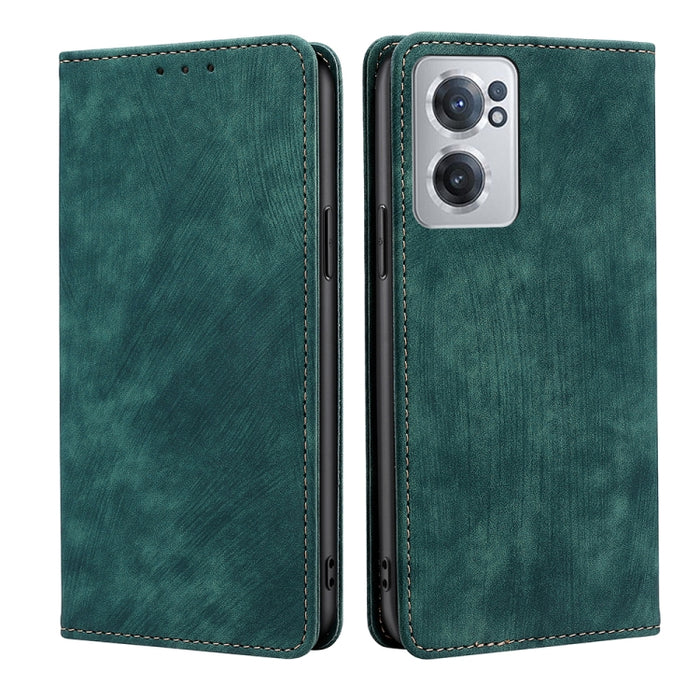 Estuche para teléfono de cuero magnético con cepillo antirrobo RFID, For Xiaomi Redmi Note 10 JE  Japan, For Xiaomi 12, For Xiaomi 12S Ultra, For Xiaomi Poco C40, For Xiaomi Poco M4 5G, For OnePlus Nord CE 2 5G, For ZTE Axon 30 Pro