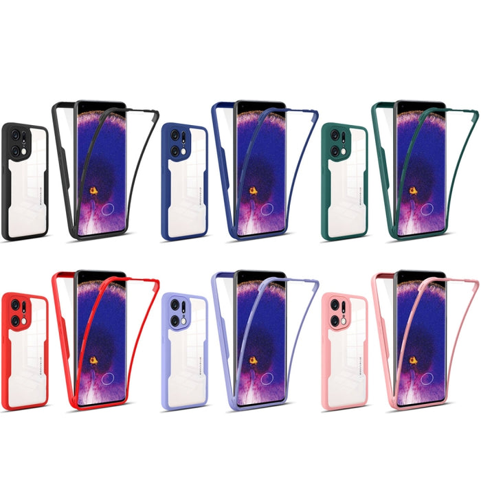 Estuche para teléfono de cobertura total de 360 grados, For OPPO Find X5 Pro, For Realme C21, For vivo V23 5G, For vivo Y20, For vivo Y23 5G, For Xiaomi Redmi 9C, For Xiaomi Poco X4 Pro 5G